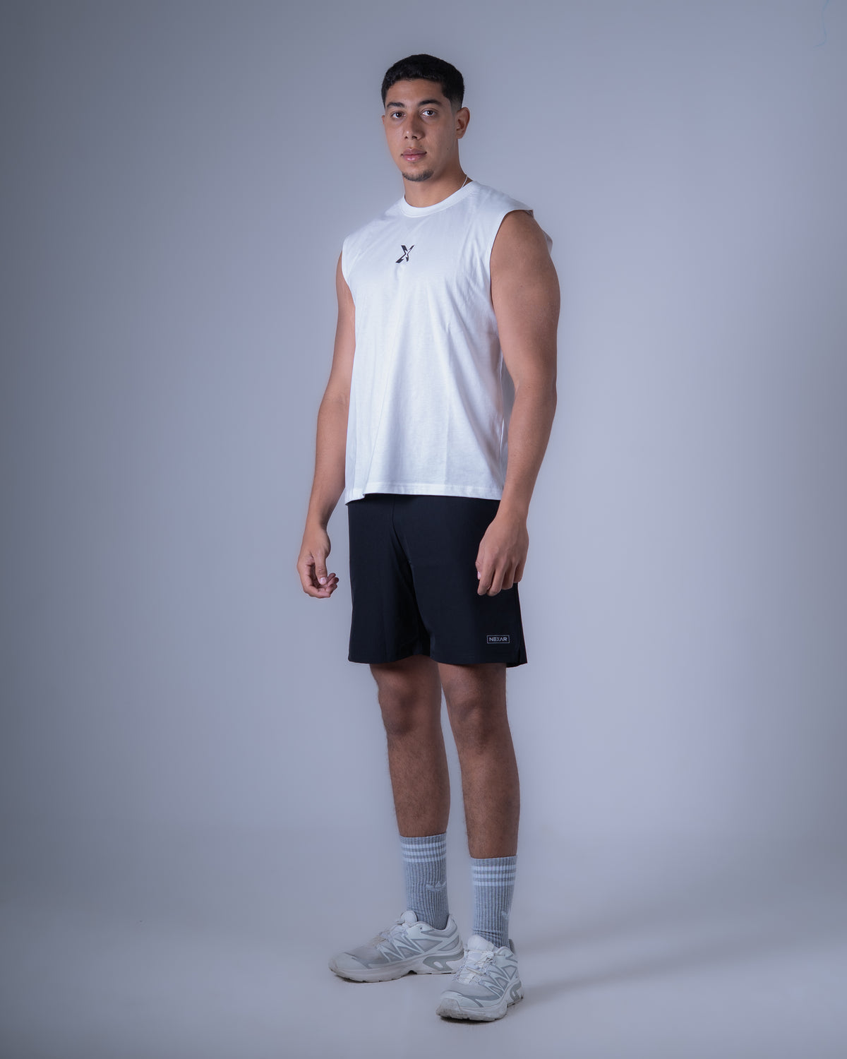 White Elevate Tank Top
