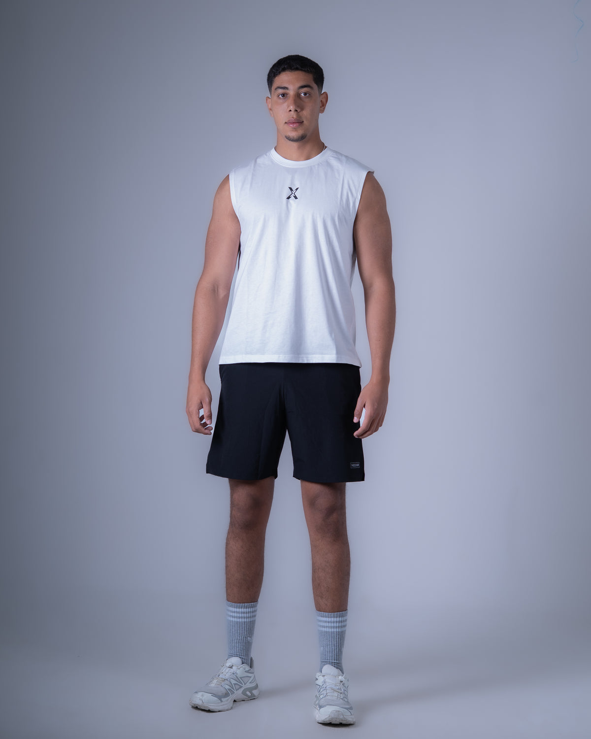 White Elevate Tank Top